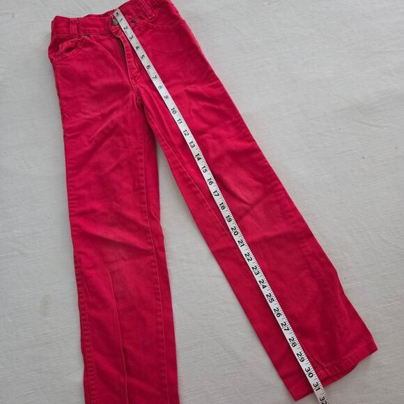 Vintage D'Ogie Red Jeans kids 7/8 - Picture 4 of 6